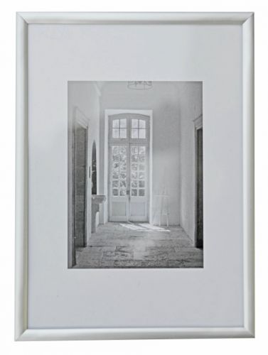 Cadre photo Torino 40x50 cm avec passe-partout ivoire pour image 29,7x42 